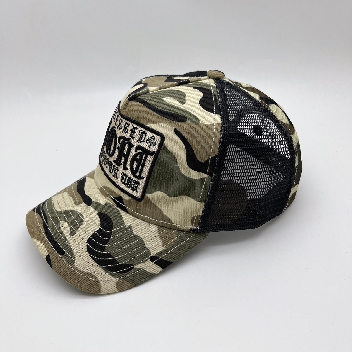 Goat Trucker - Cream Camo