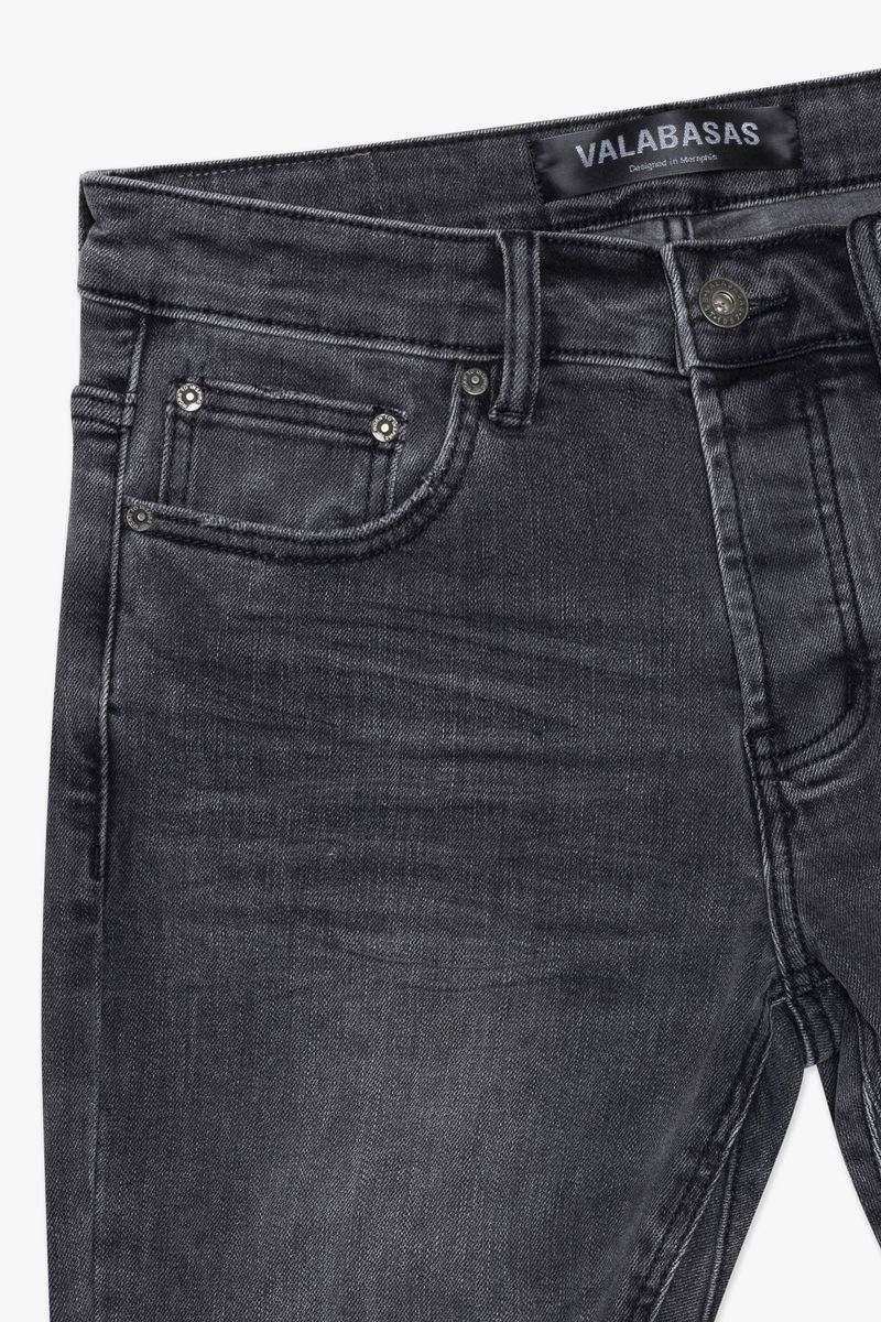 Mr. Stacked Flare Jeans - Grey