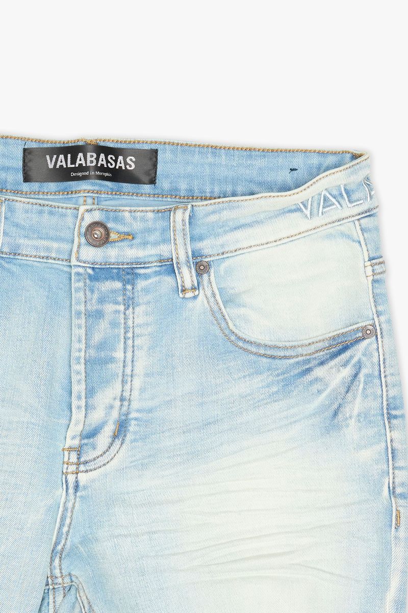 Mr. Stacked Flare Jeans - Light Wash