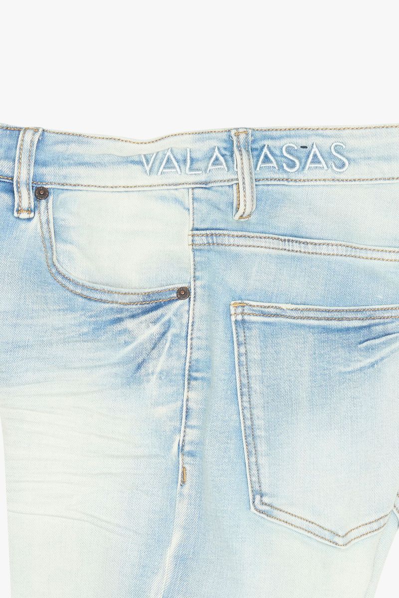 Mr. Stacked Flare Jeans - Light Wash