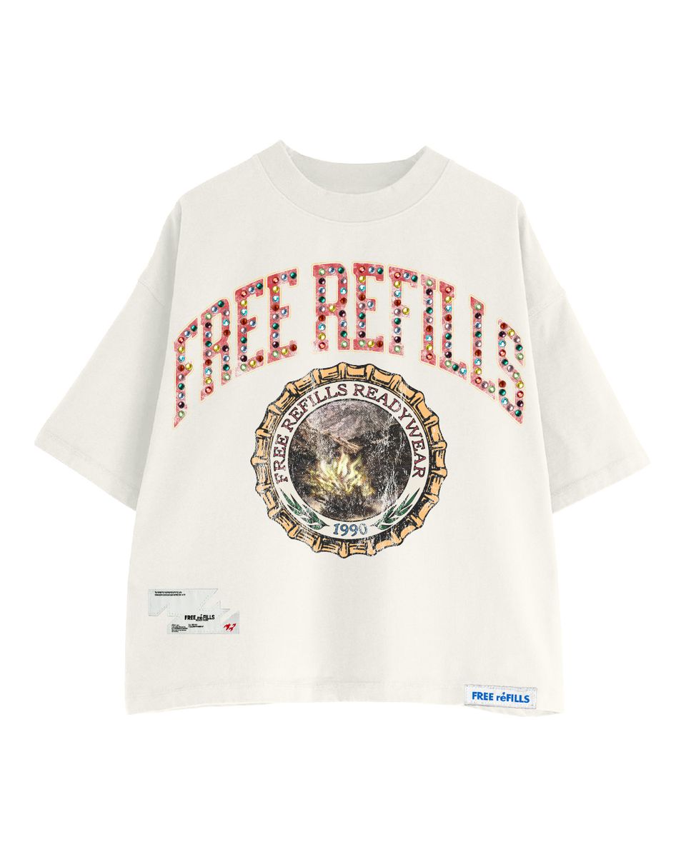 University T-Shirt - Cream