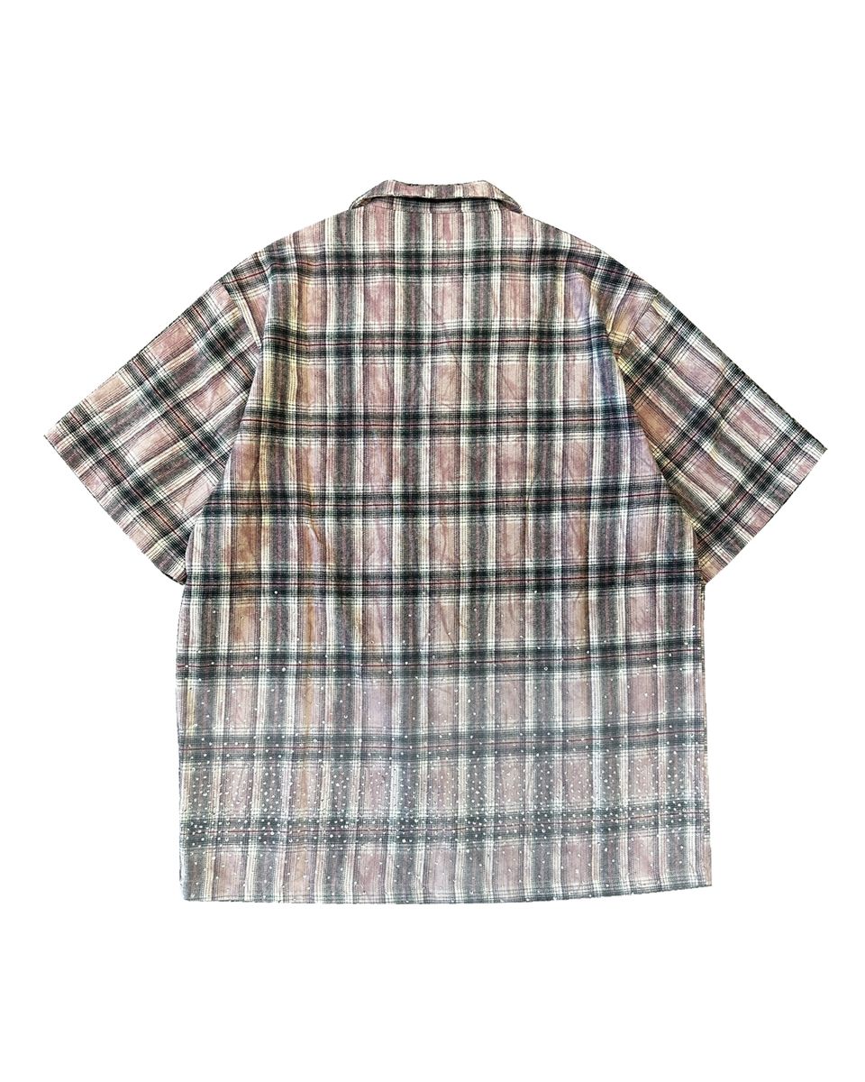 Solomon Rhinestone Flannel - MAROON