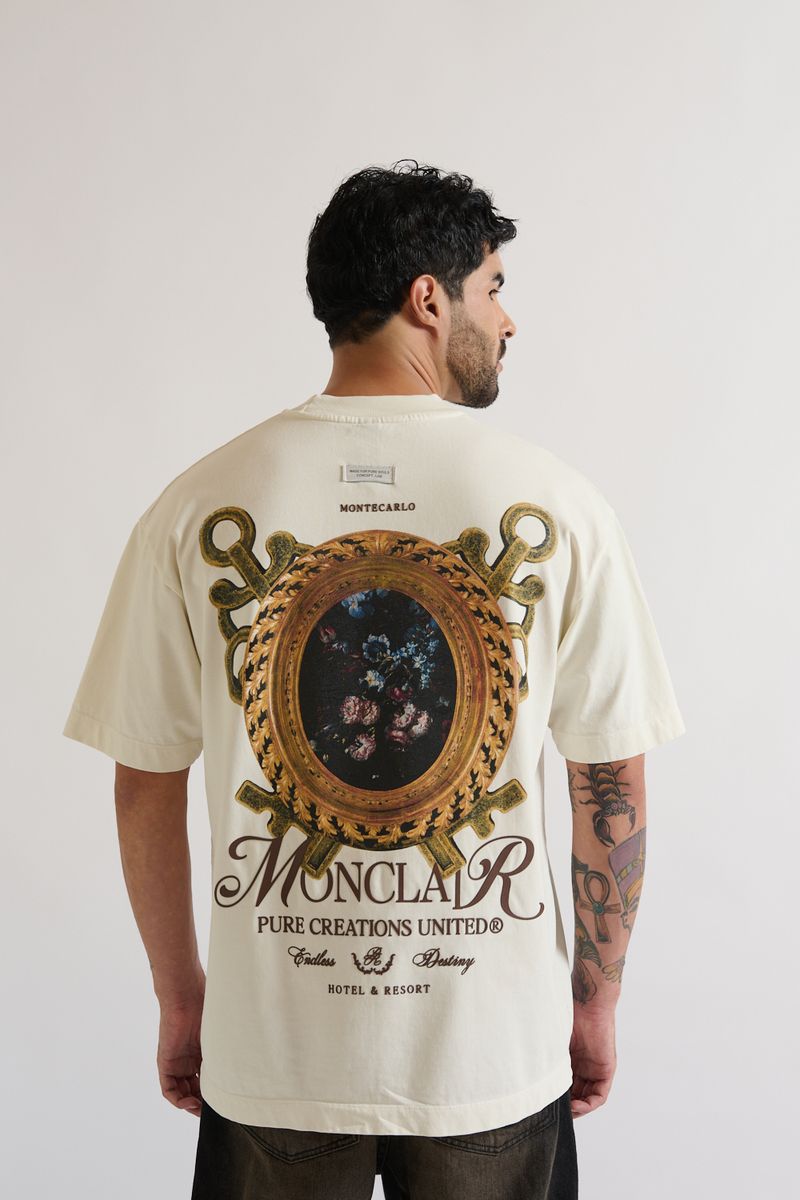 Monclair Flowers T-Shirt - Cream