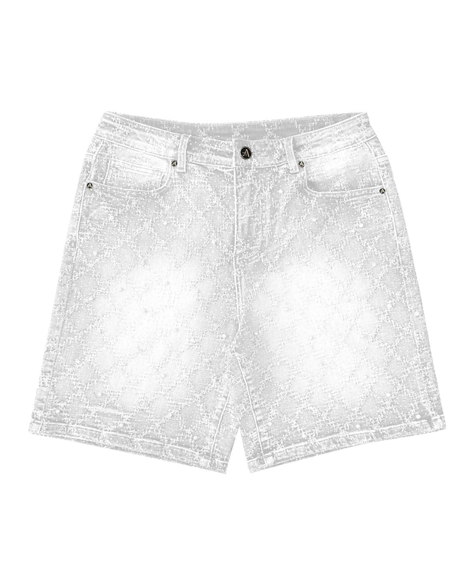Gem Stone Jorts - Cream