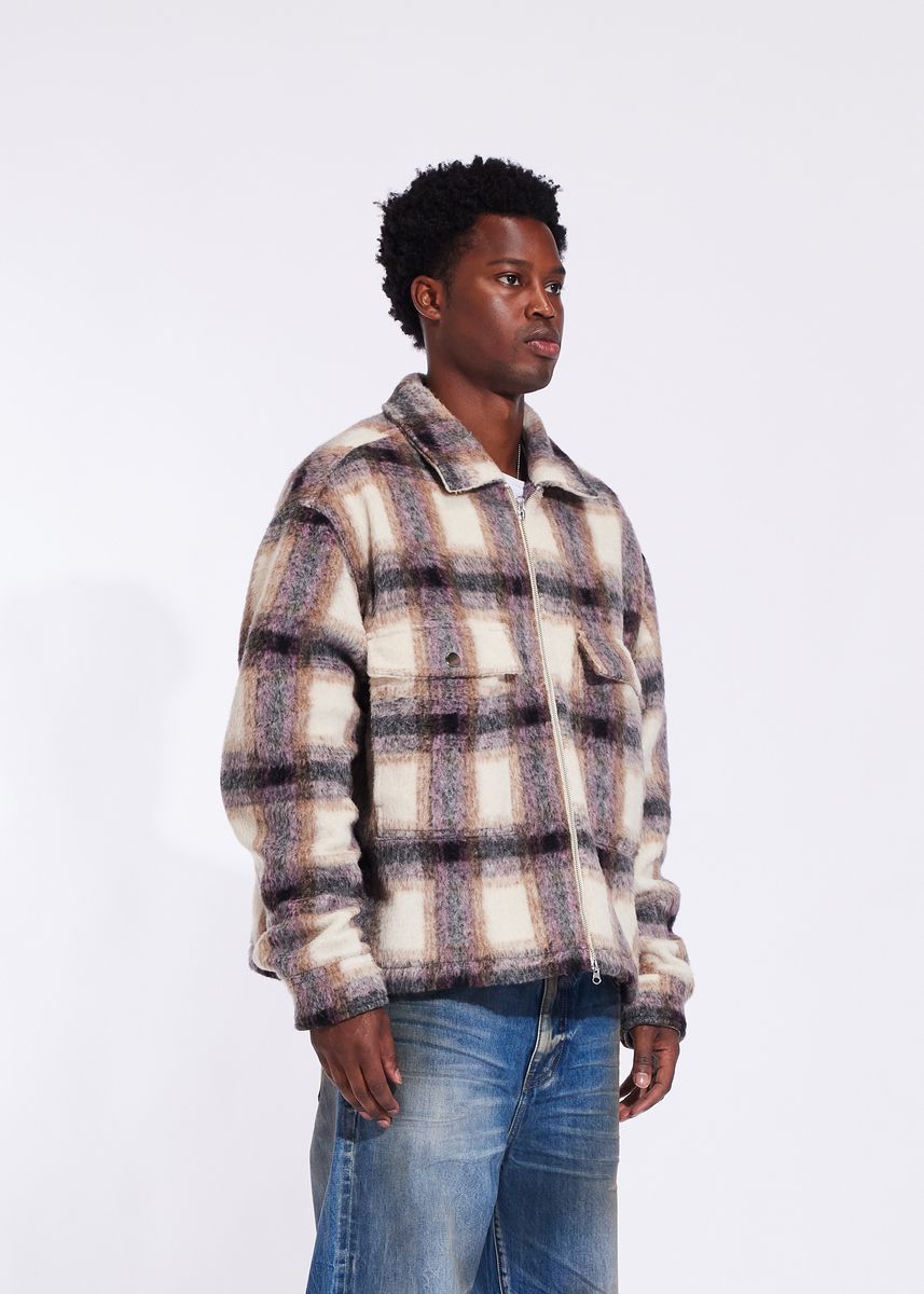 Irvine Mohair Shacket - Cream