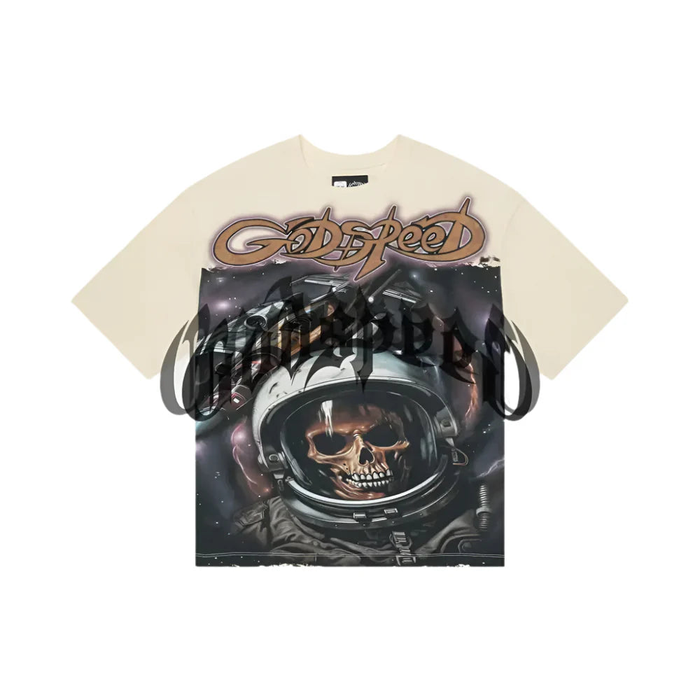 Space Traveler T Shirt - Bone