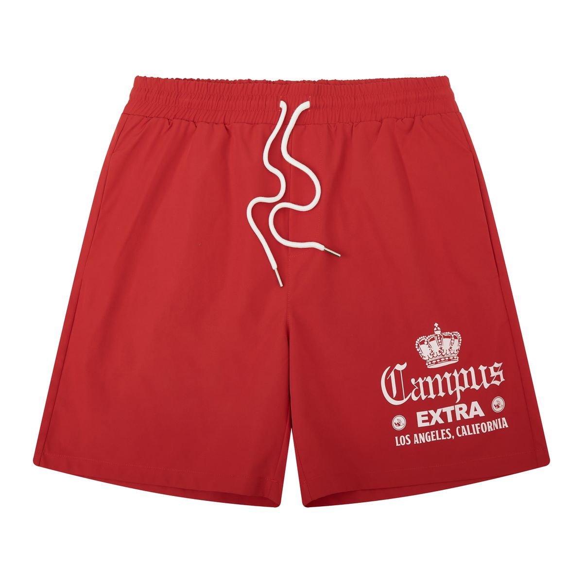 La Vida Nylon Shorts - Red