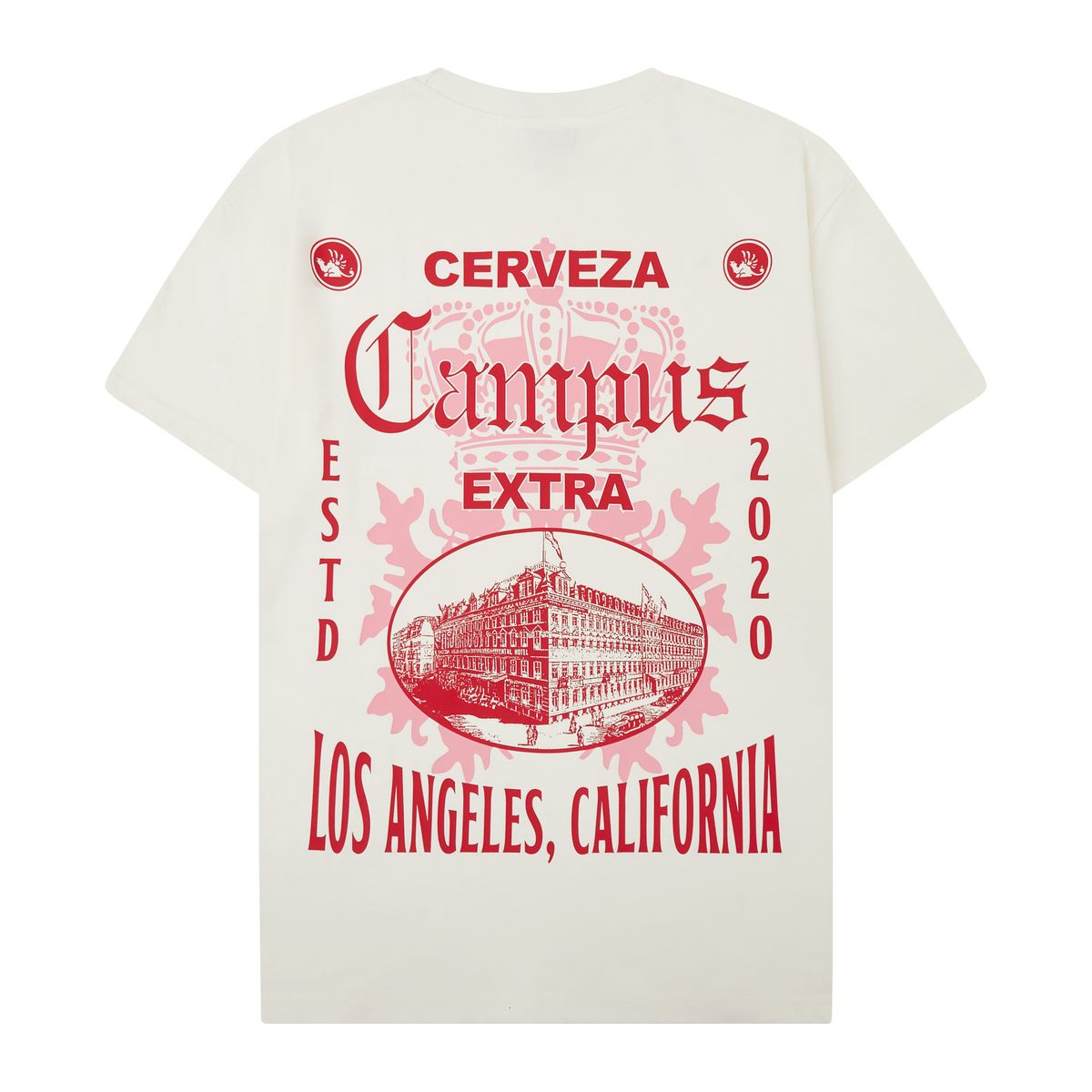 La Vida T Shirt - White / Red