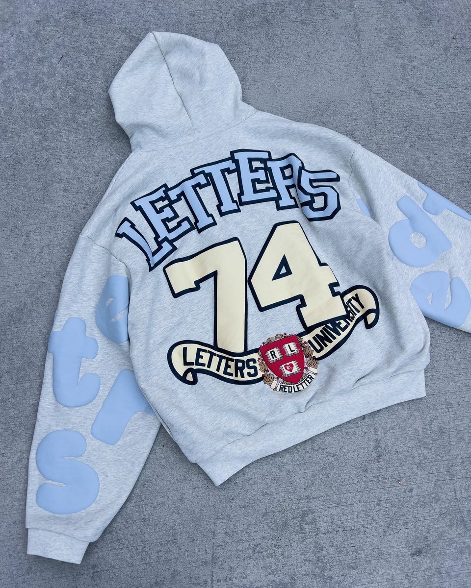RL Uni Scattered Zip Up - Heather Grey