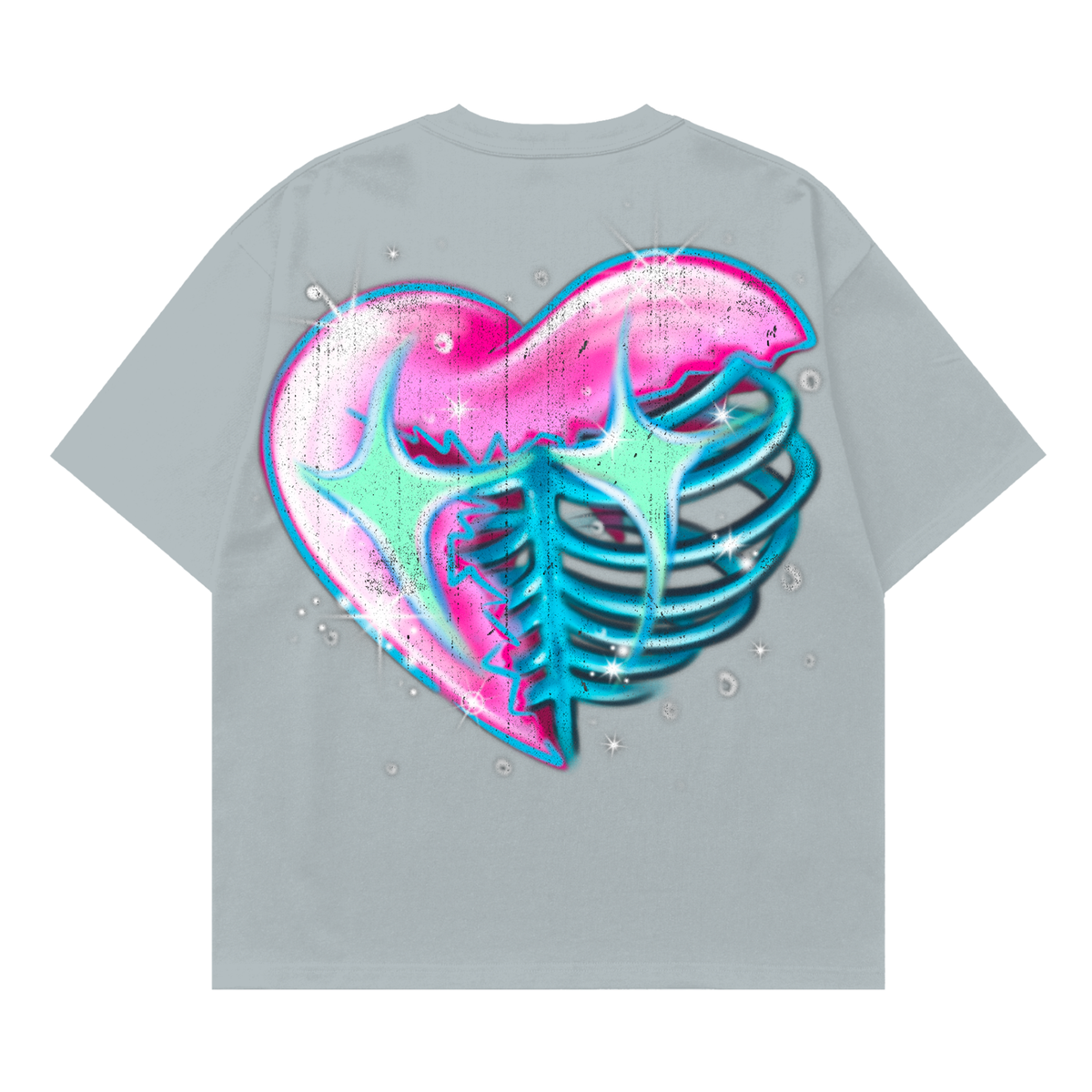 No Love T-Shirt - Stone Grey