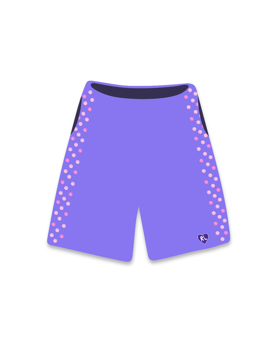 Stoned Sweat Shorts - Purple