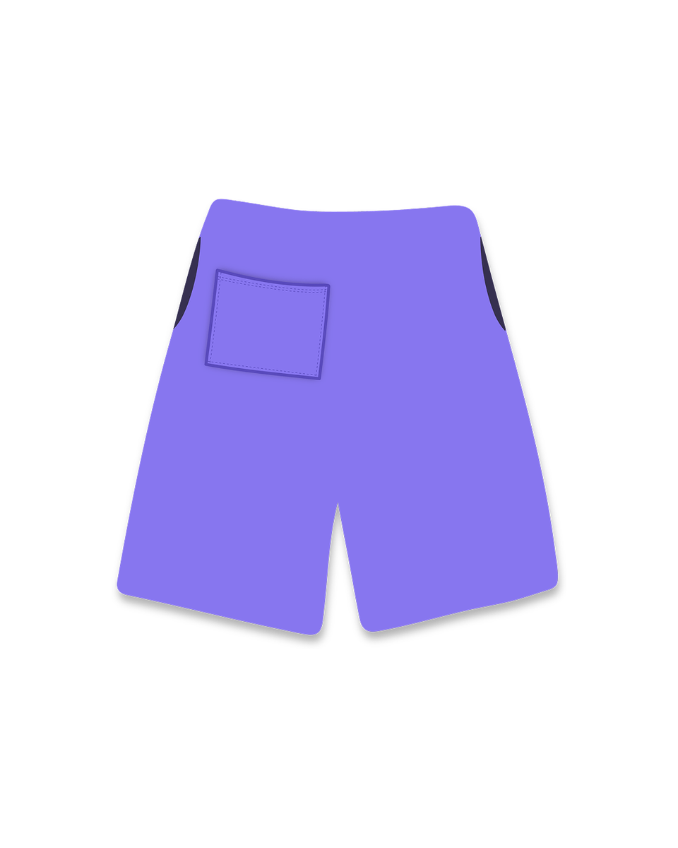 Stoned Sweat Shorts - Purple
