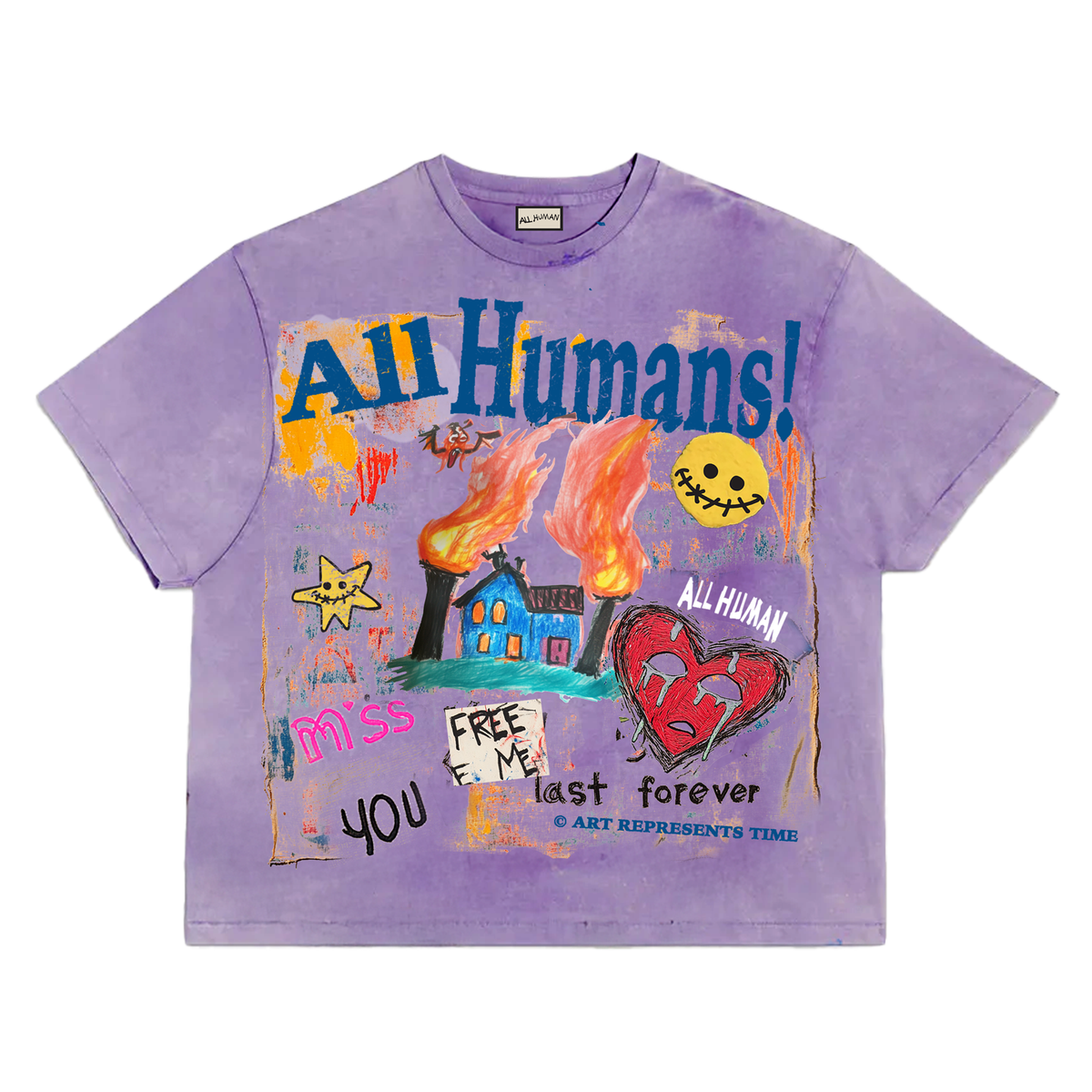 No Existo T-Shirt - Sunfade Purple