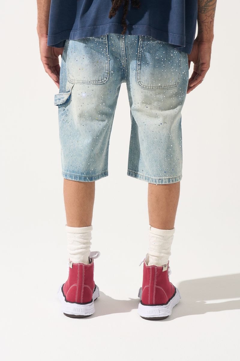 Fortune Denim Shorts - Blue