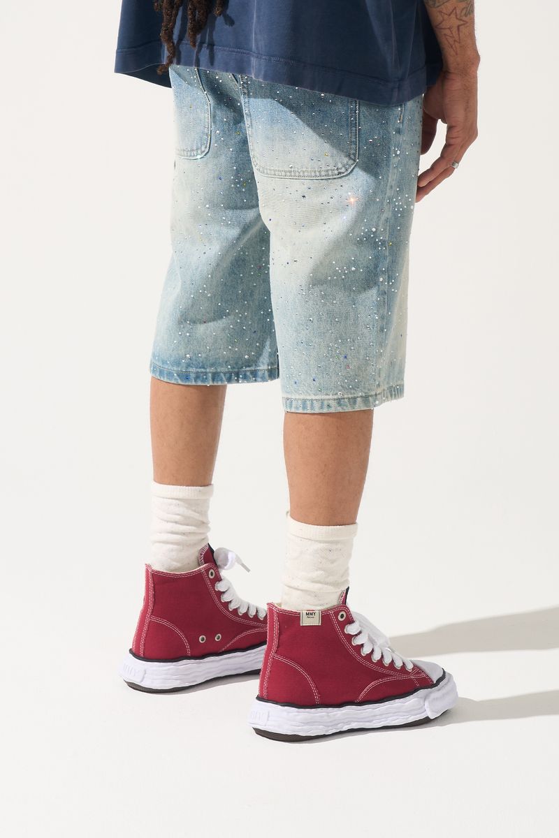 Fortune Denim Shorts - Blue