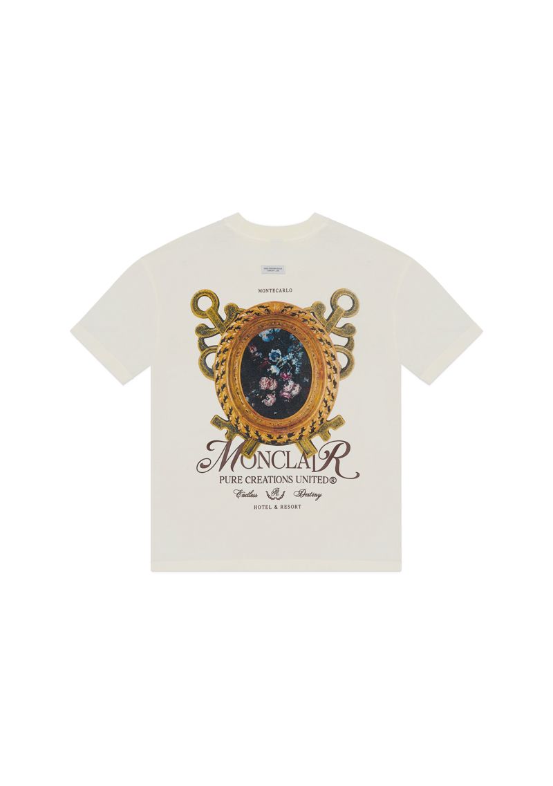 Monclair Flowers T-Shirt - Cream