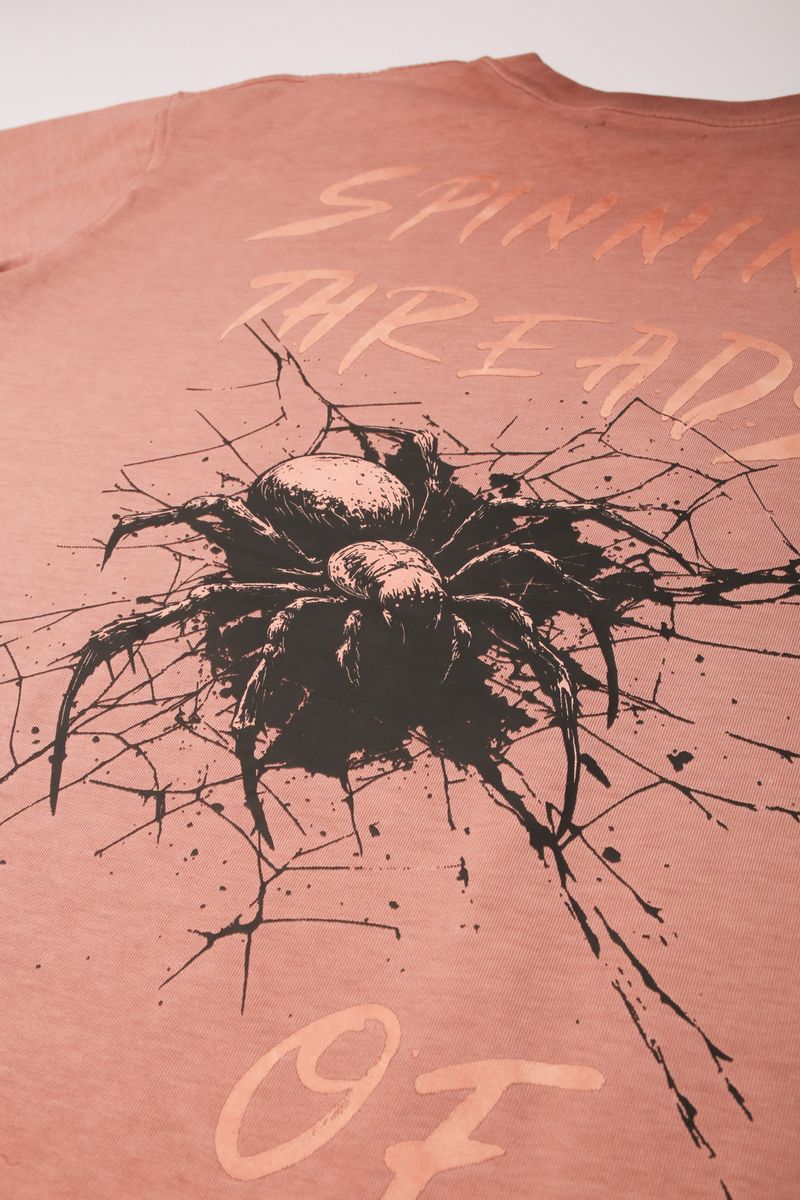 Spinning Threads T-Shirt - Brown Ombre
