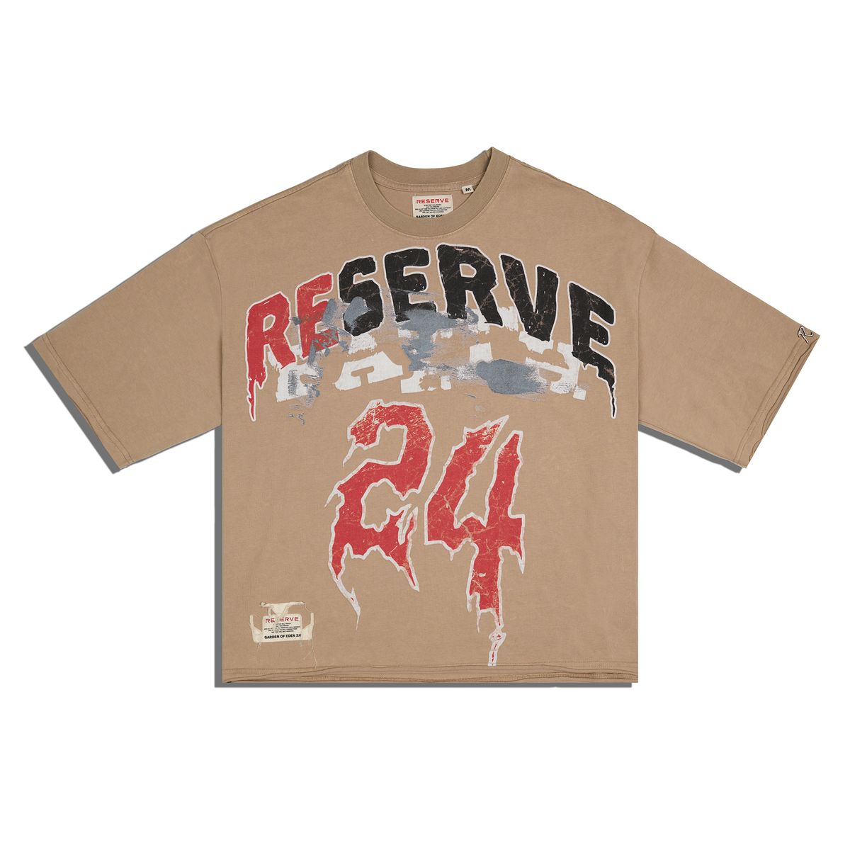 Burned T-Shirt - Khaki