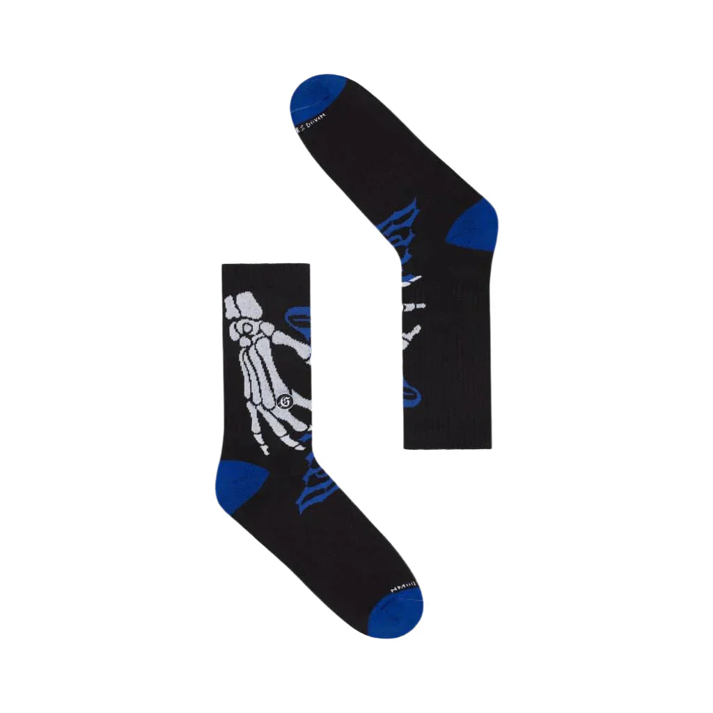 Ten Toes Down Sock - Black / Blue