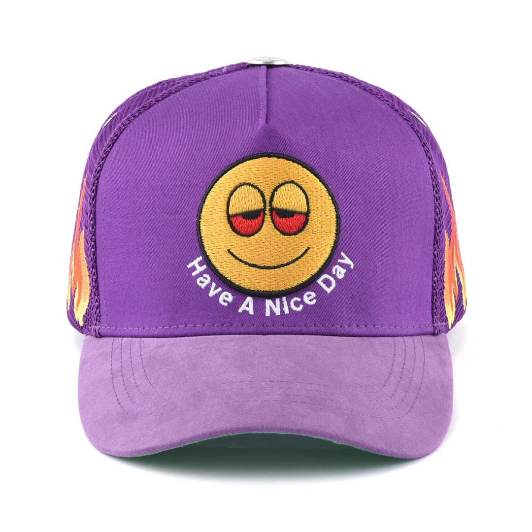 Hand Trucker Hat - Purple