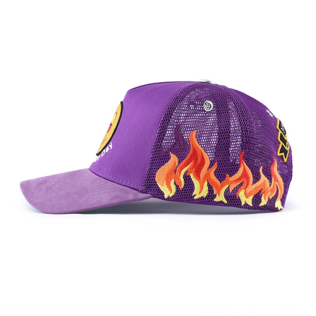 Hand Trucker Hat - Purple