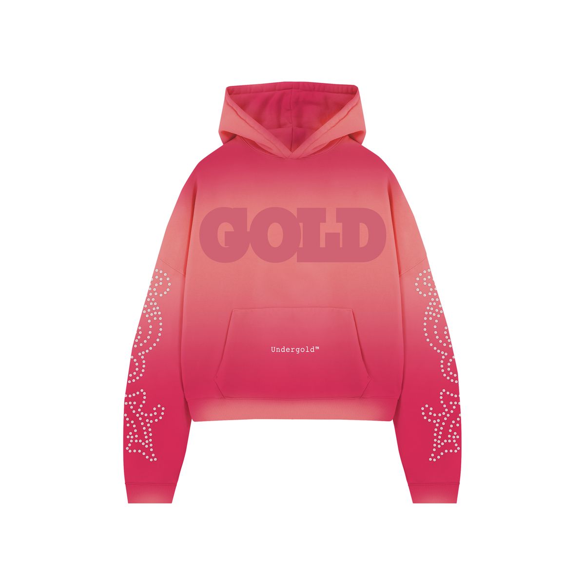 The Path Gold Hoodie - Rose Fire