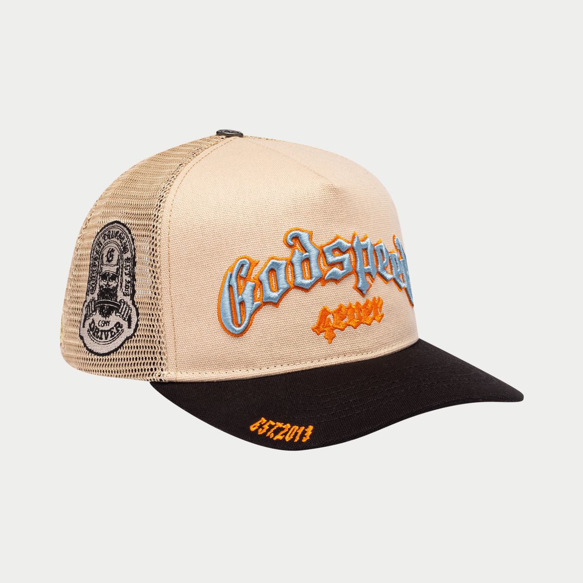 GS Forever Trucker Hat - Bone / Black / Orange