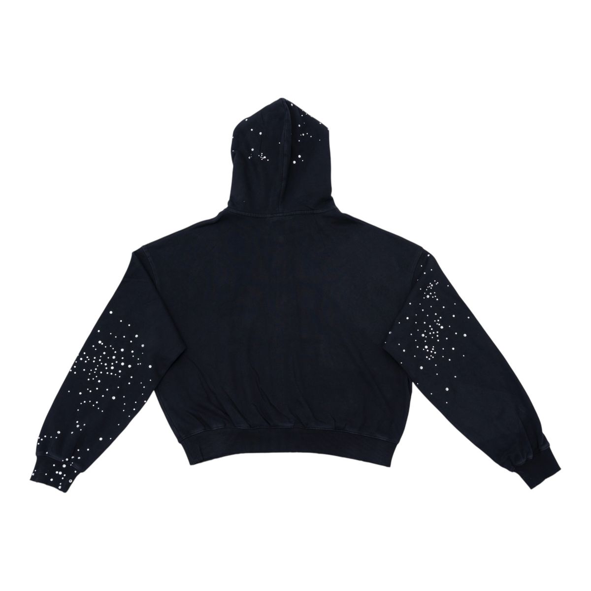 Divine Zip Up Hoodie - Black