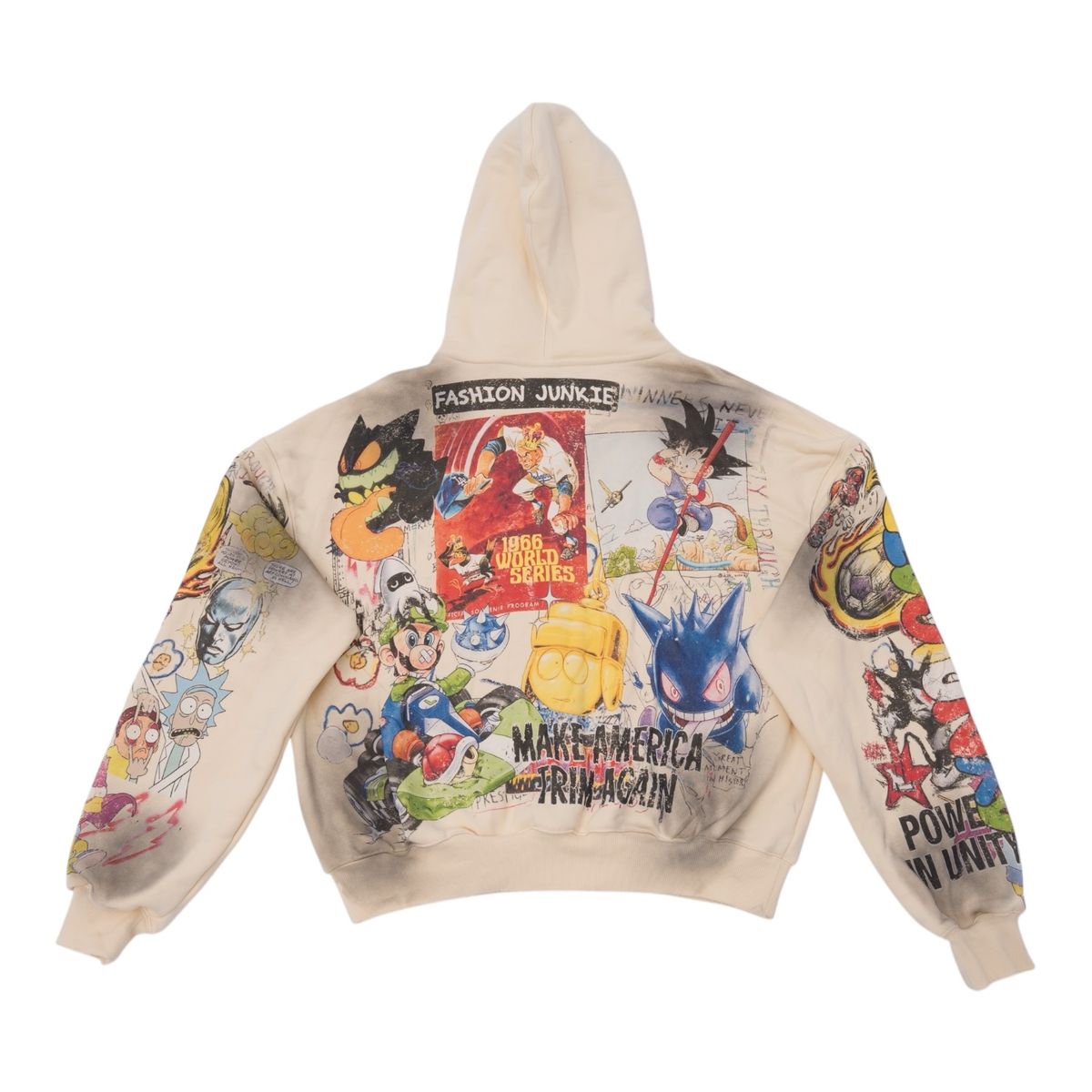Unity Zip Up Hoodie - Bone