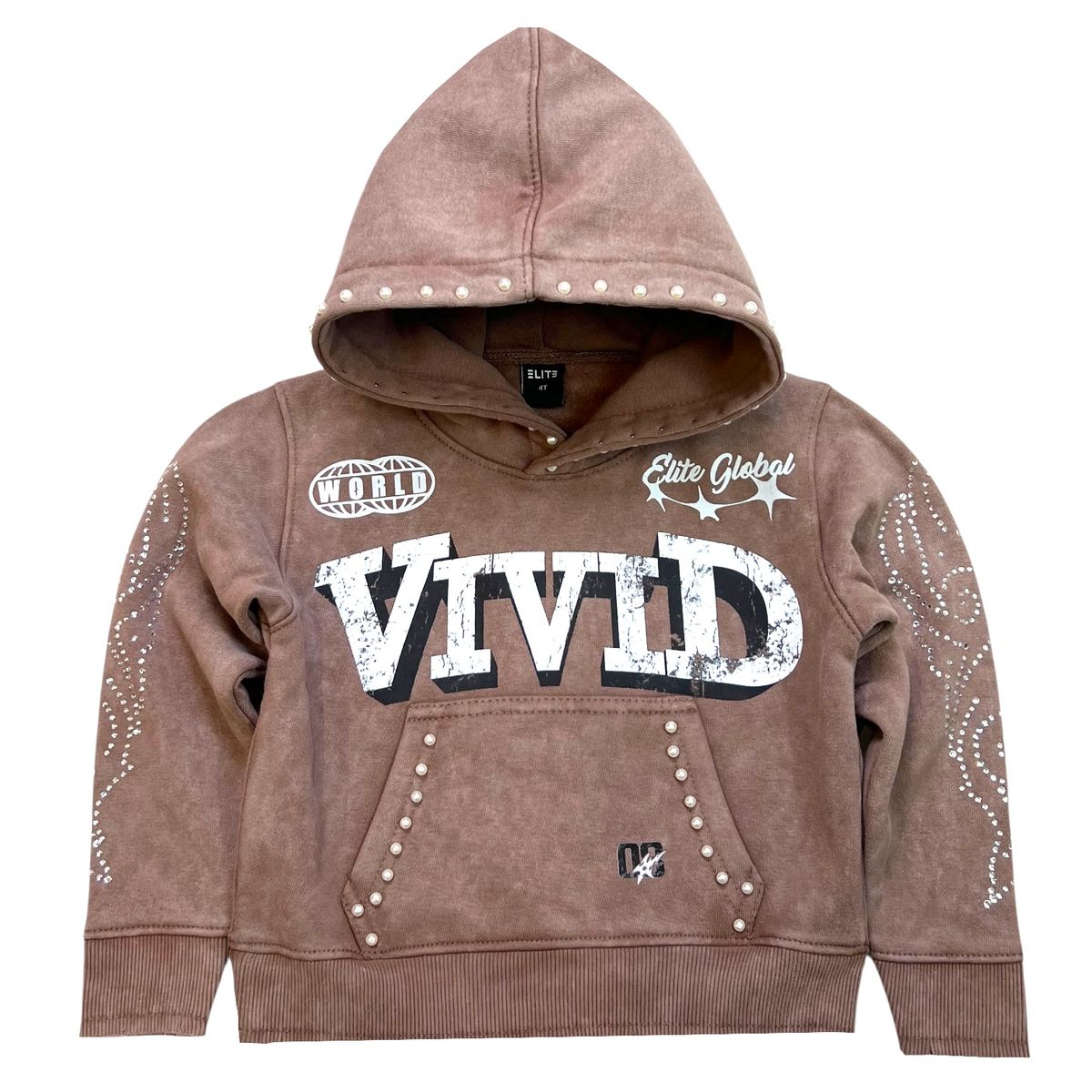 Vivid Premium Heavy GSM Kids Track Set - Brown