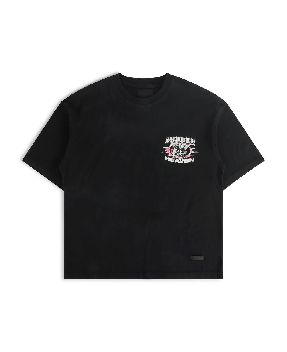 Heaven T-Shirt - Black / Pink