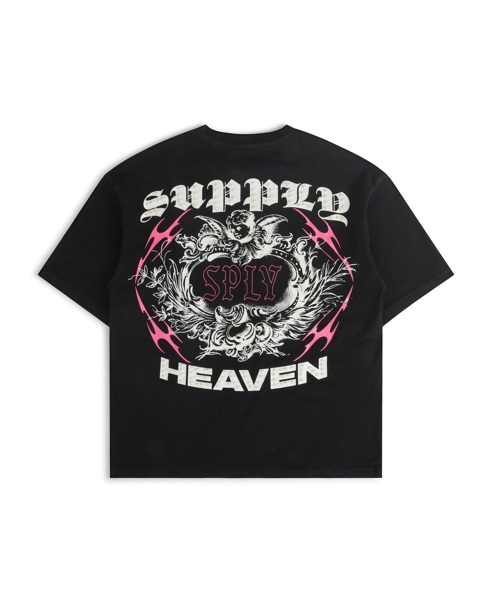 Heaven T-Shirt - Black / Pink