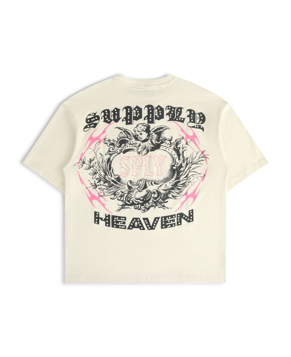 Heaven T-Shirt - Cream / Pink