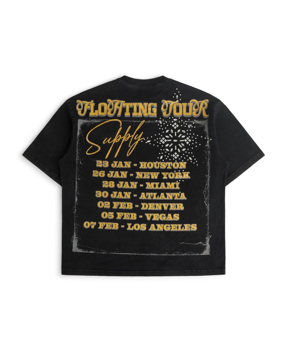 Floating T-Shirt - Black / Yellow