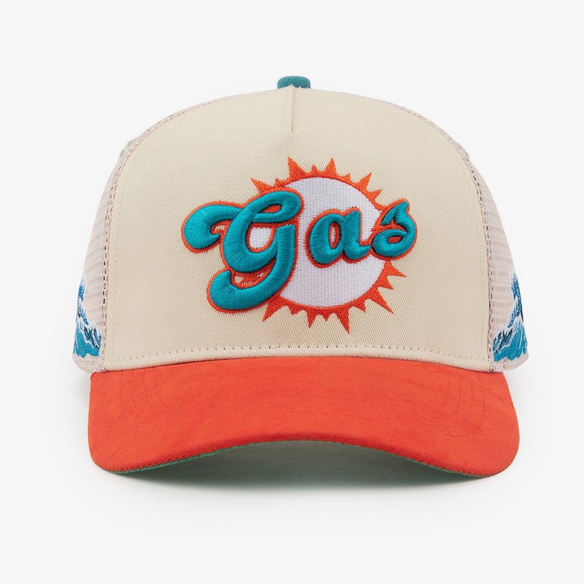 305 Trucker Hat - Cream / Orange