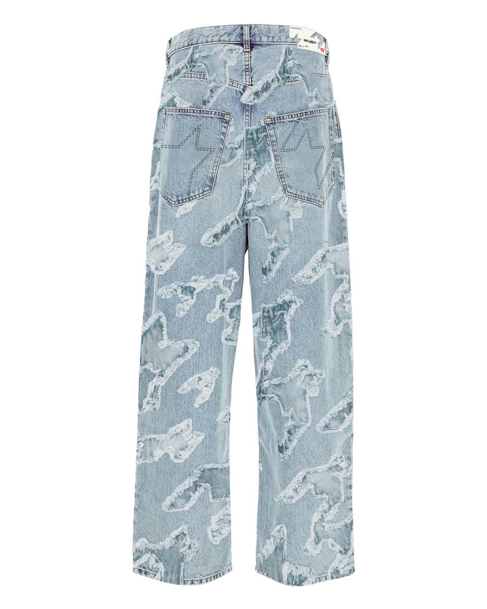 Checks Distressed Denim - Blue