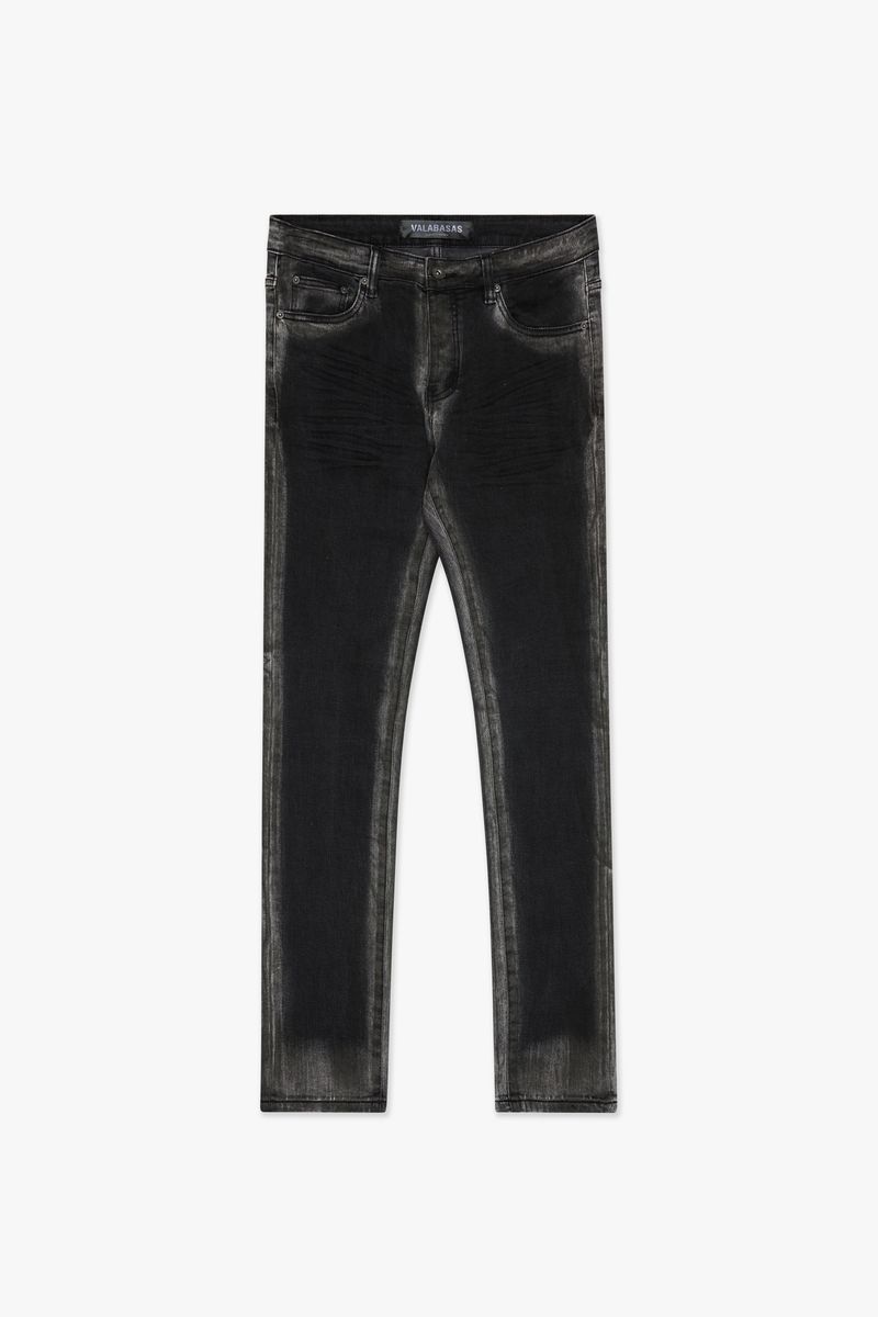 Sketch Skinny Denim - Black / Grey