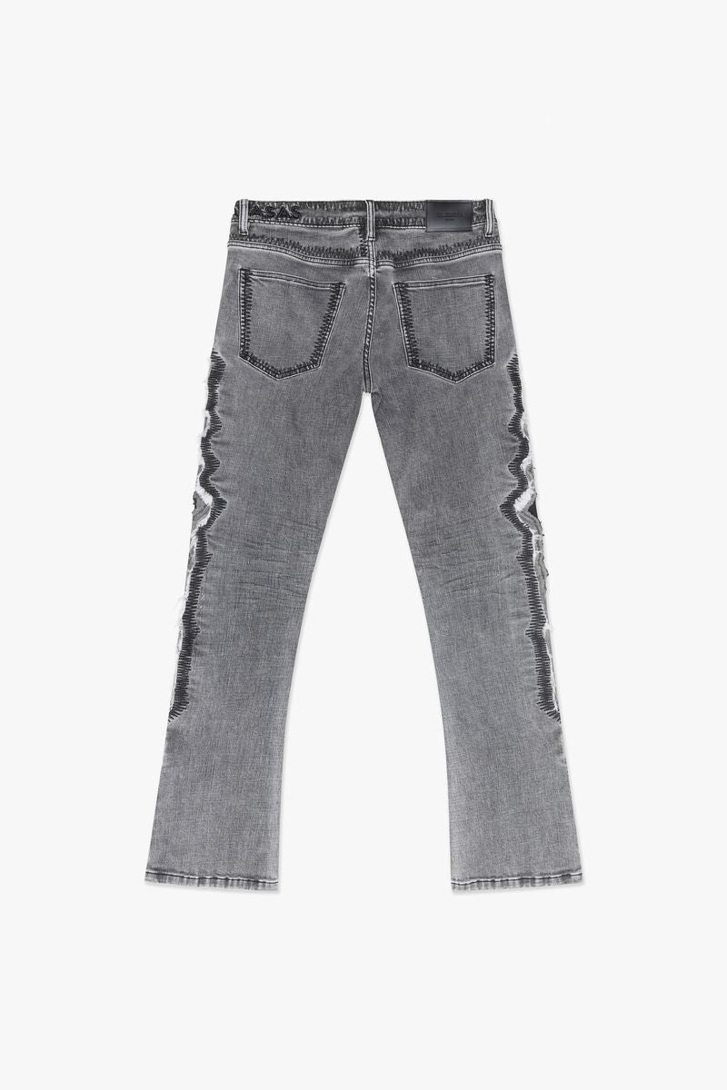 Spectral Stacked Denim - Grey / Black