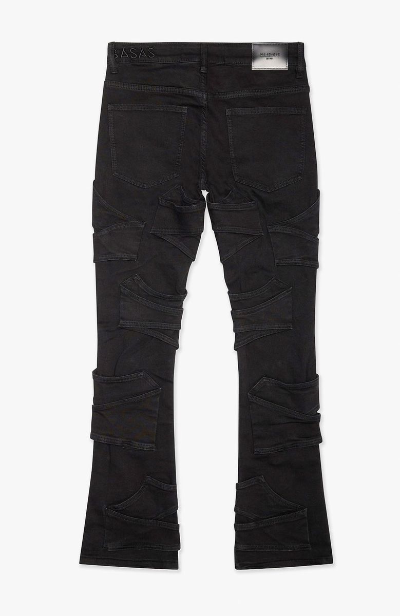 Pumped Stacked Denim - Black
