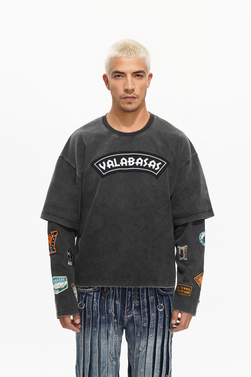 Forge Long Sleeve - Black Wash