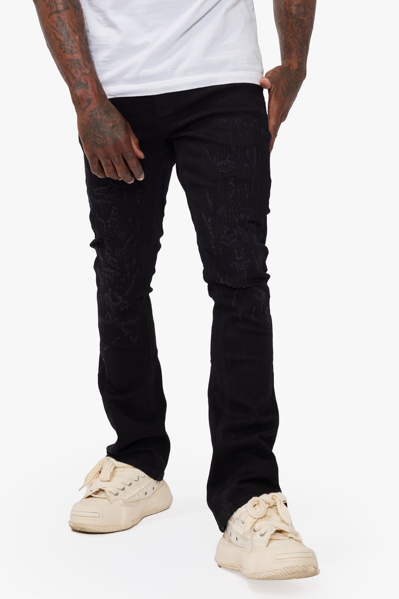 VIN Stacked Denim - Jet Black