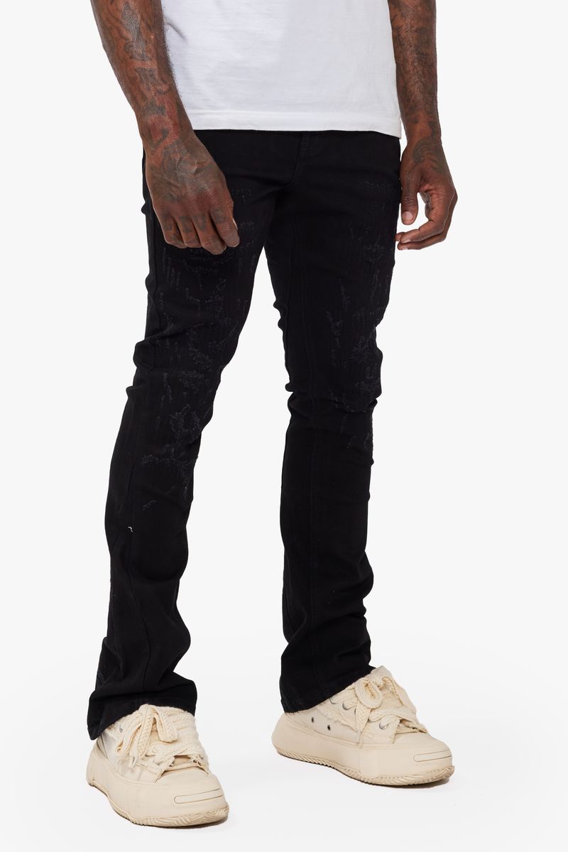 VIN Stacked Denim - Jet Black