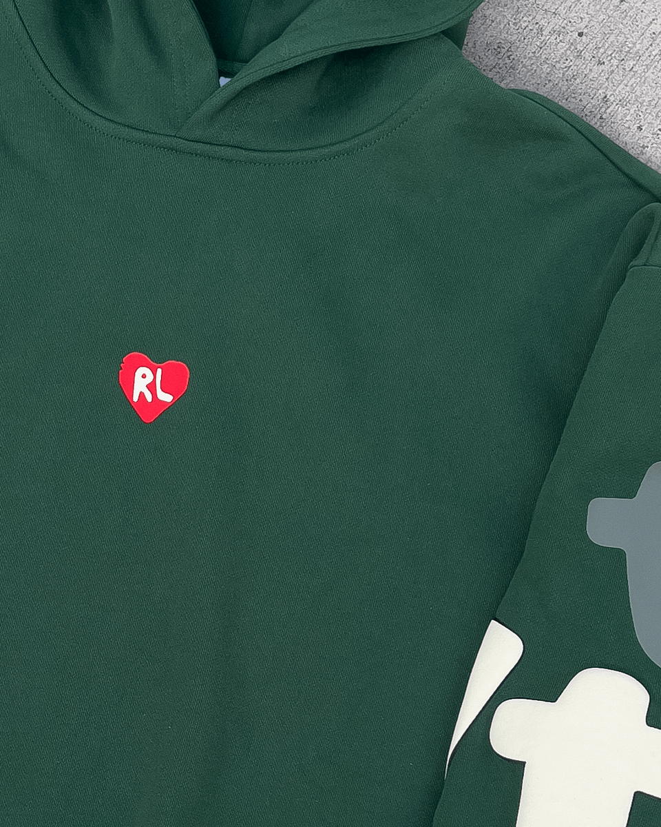 Copy Me Scattered Hoodie - Green