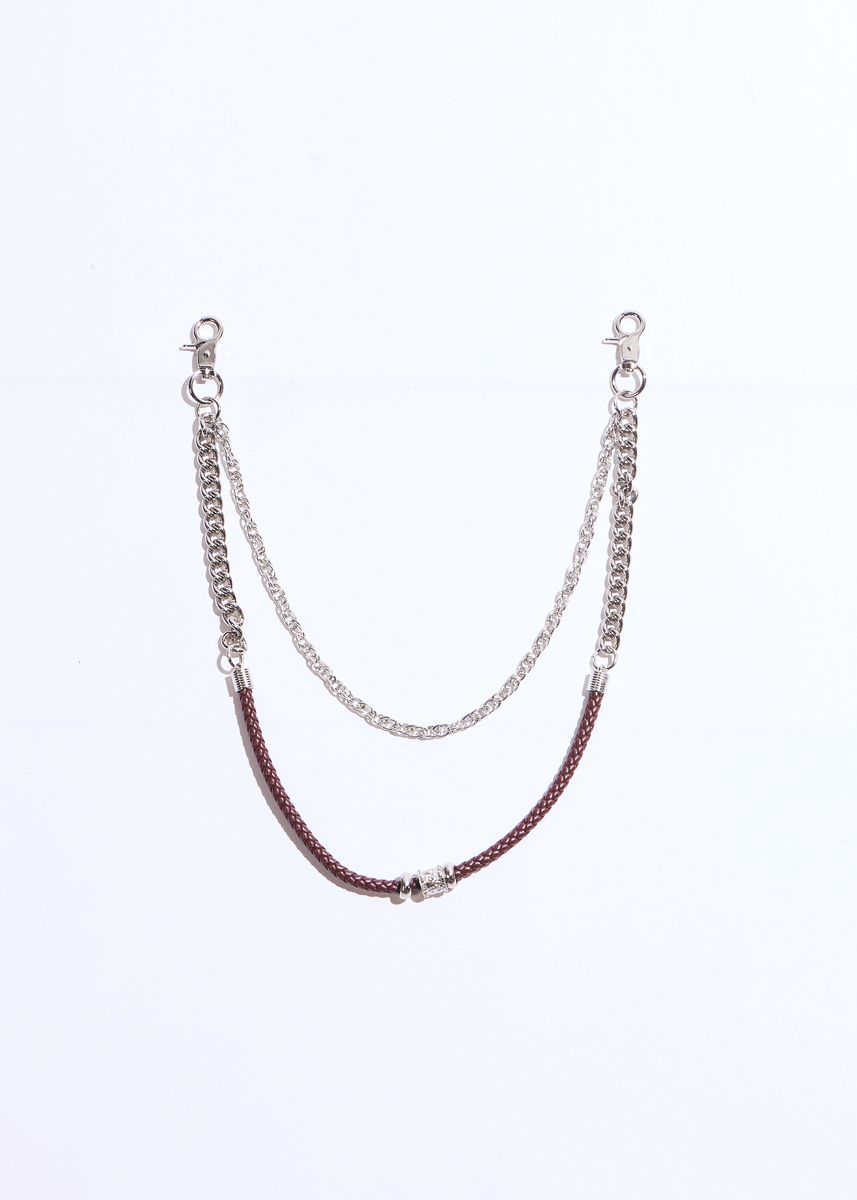 Leather Chain - Brown
