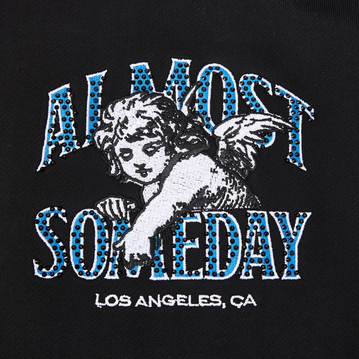 Upscale Hoodie - Black / Blue