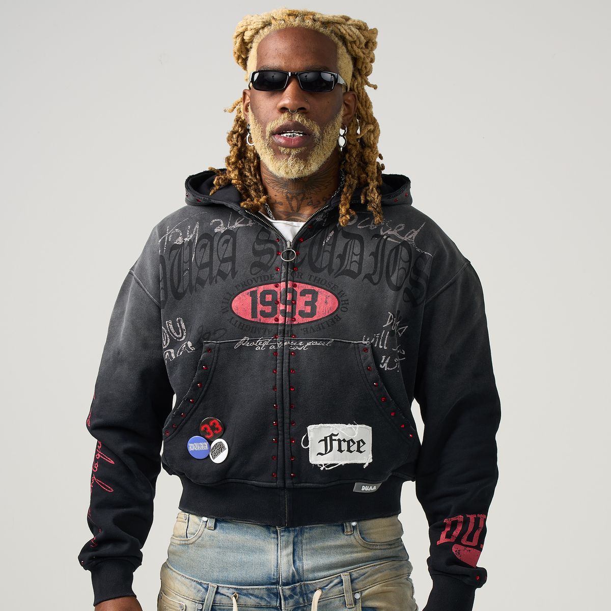 Stamp Hoodie - Black