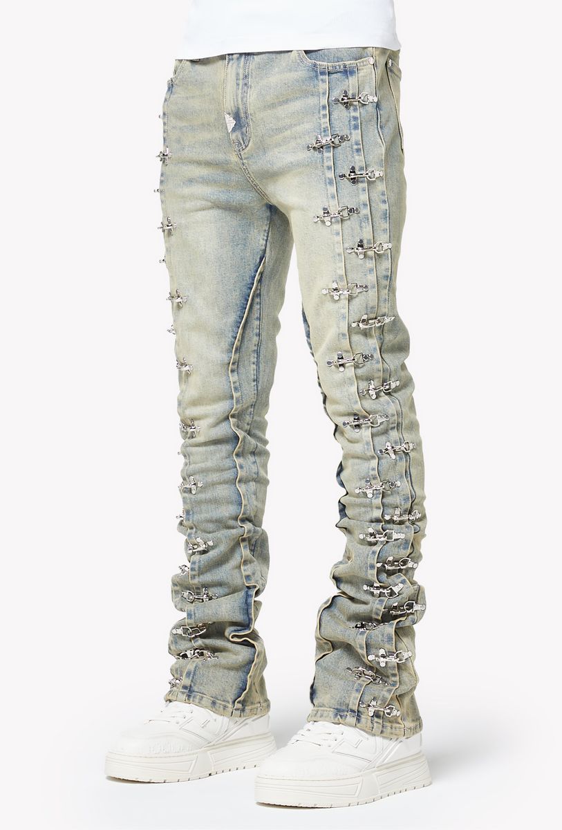 Aviation Clasp Denim - Vintage Blue