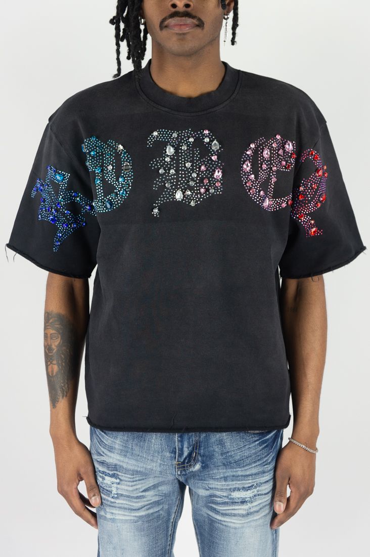 Bejewled T - Shirt - Black