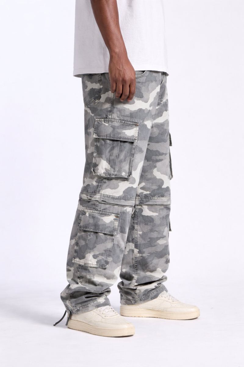 Standard Baggy Cargo - Black Camo