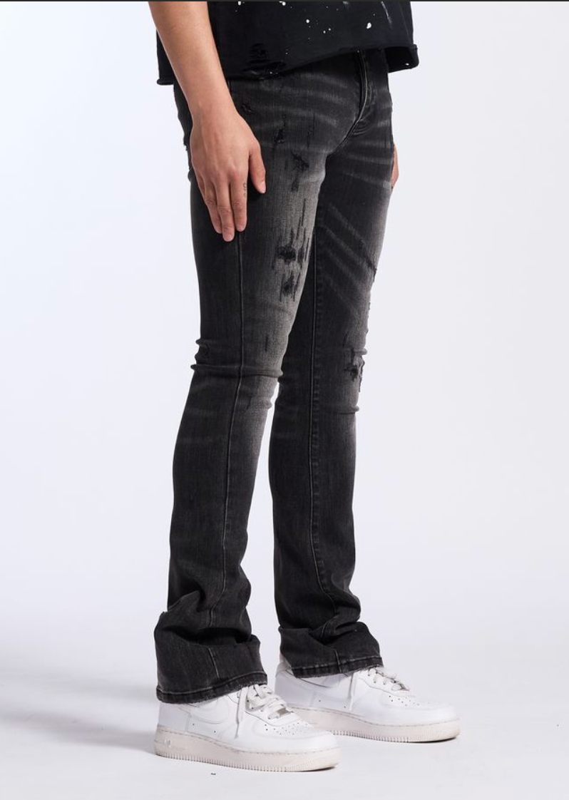 Arch Flare Jean - Grey Wash